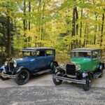 Heritage Program - Artist Tom Seagard and Cherryland Model A's at Open Aire Market