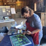 Heritage Program - Fossils, plus watercolor artist, Dianne Saron, at Open Aire Market